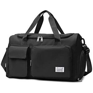 Sports Gym Duffel Bag with Shoes Compartment and Dry Wet Separated Pocket